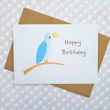 Bluebird birthday card