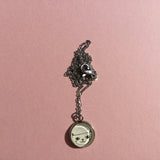 Cabochon / Stainless Steal Pendant / Necklace / Cat Face
