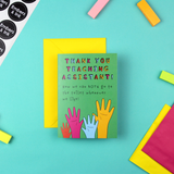 Thank You Teaching Assistant Joke Card