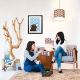 Bear Print Cushion