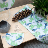 Blue Jay Print Tea Towel