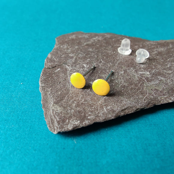 Studs - Mini Circle - Yellow