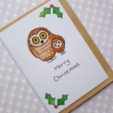 'Owls' CHARITY Christmas Card