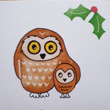 'Owls' CHARITY Christmas Card