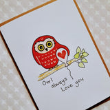 'Owl Always Love You' card