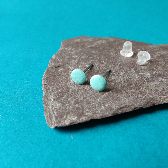 Studs - Mini Circle - Mint