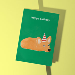 Corgi Birthday Card