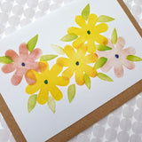 Art card - Summer flower bed