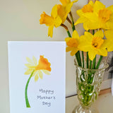 'Happy Mother's Day' Daffodil Card