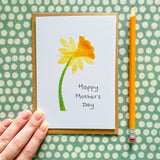 'Happy Mother's Day' Daffodil Card