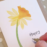 'Happy Mother's Day' Daffodil Card