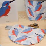Kingfisher print purse