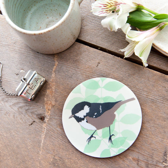 Coal Tit Coaster