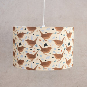 Wren Print Lampshade