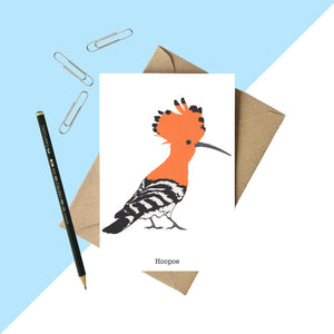 Hoopoe Greetings Card