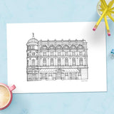 The Lyceum Sheffield A4 Illustration Print