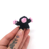 Crochet Mole Brooch